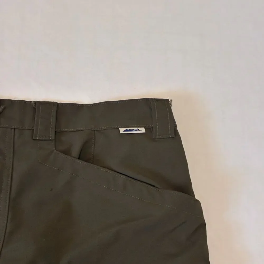 Edgevale Foothill Pant Mens 30x30 Forest Ripstop Hiking Stretch Double Knee USA